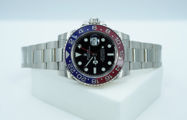 Rolex 116719BLRO GMT MASTER 2 18K WHITE GOLD PEPSI BEZEL BLACK DIAL FULL SET - Image 10