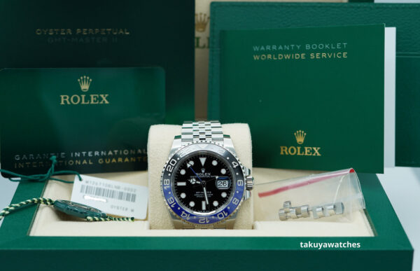 BRAND NEW Rolex 126710BLNR GMT MASTER 2 BLACK BLUE BEZEL JUBILEE 2024 COMPLETE SET - Image 2
