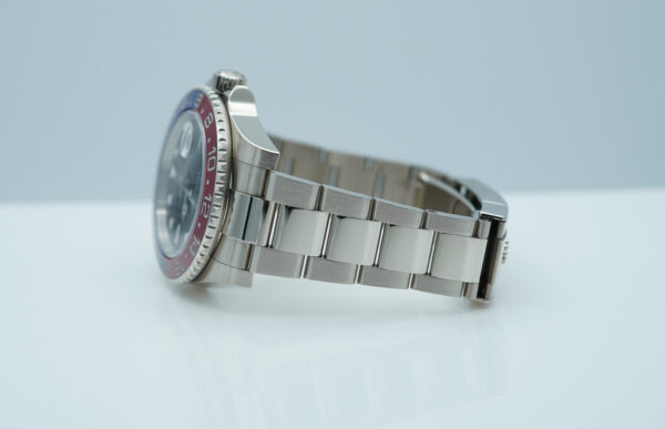 Rolex 116719BLRO GMT MASTER 2 18K WHITE GOLD PEPSI BEZEL BLACK DIAL FULL SET - Image 5