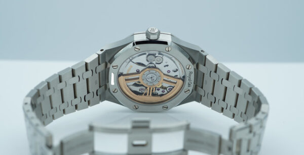 Audemars PIGUET ROYAL OAK 15500ST STAINLESS STEEL BLUE DIAL 41MM 2021 FULL SET - Image 8