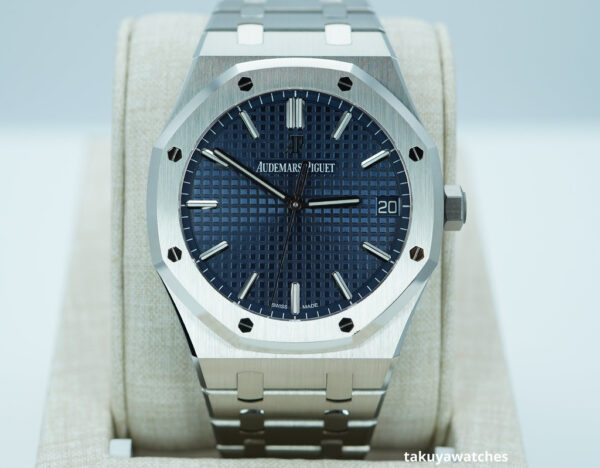 Audemars PIGUET ROYAL OAK 15500ST STAINLESS STEEL BLUE DIAL 41MM 2021 FULL SET
