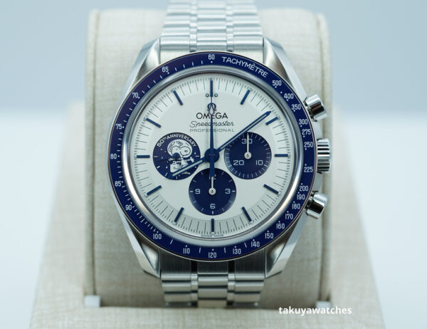 Omega SPEEDMASTER SILVER SNOOPY AWARD 50TH ANNIVERSARY BRACELET WARRANTY