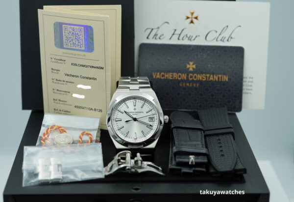 Vacheron CONSTANTIN OVERSEAS 4500V STAINLESS STEEL SILVER DIAL 2021 FULL SET - Image 2