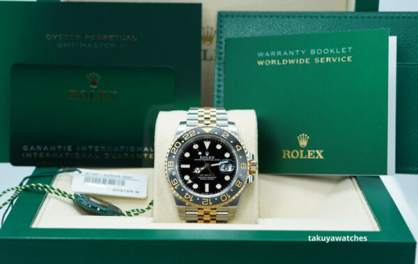 Rolex 126713GRNR GMT MASTER 2 GREY BLACK BEZEL JUBILEE BAND 2024 FULL SET - Image 2