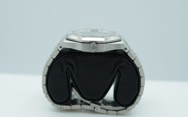 Audemars PIGUET ROYAL OAK STEEL 15450ST GREY DIAL 37MM COMPLETE SET - Image 3