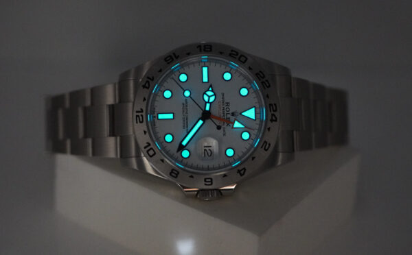 Rolex 226570 EXPLORER 2 POLAR WHITE DIAL NEW MODEL 2023 WARRANTY FULL SET - Image 11