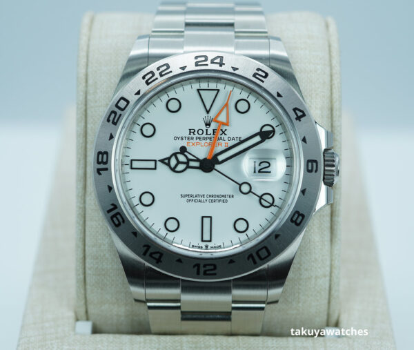 Rolex 226570 EXPLORER 2 POLAR WHITE DIAL NEW MODEL 2023 WARRANTY FULL SET