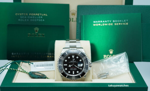 Rolex 126600 SEA-DWELLER CYCLOPS RED TEXT 2023 WARRANTY COMPLETE SET - Image 2