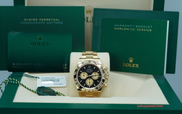 Rolex 126508 DAYTONA 18K YELLOW GOLD PAUL NEWMAN DIAL NEW MODEL 2024 FULL SET - Image 2