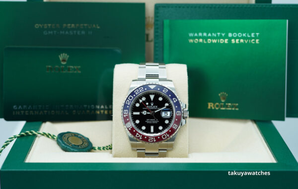Rolex 126710BLRO PEPSI GMT MASTER 2 RED BLUE BEZEL OYSTER BAND 2023 FULL SET - Image 2
