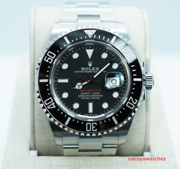 Rolex 126600 SEA-DWELLER 43 CYCLOPS RED TEXT 2024 WARRANTY COMPLETE SET