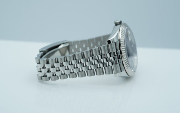 Rolex 126334 DATEJUST 41 FLUTED BEZEL BLUE STICK DIAL JUBILEE WARRANTY FULL SET - Image 6