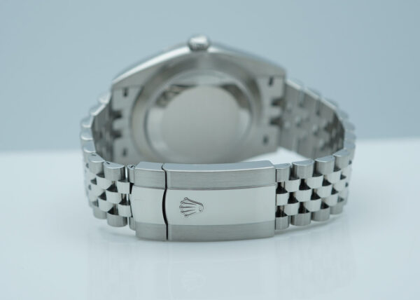 Rolex 126334 DATEJUST 41 FLUTED BEZEL BLUE STICK DIAL JUBILEE WARRANTY FULL SET - Image 7