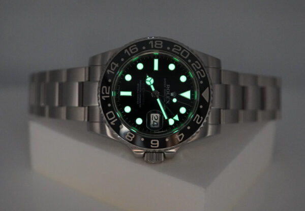 Rolex 116710LN GMT MASTER 2 STEEL BLACK CERAMIC BEZEL RSC SERVICED FULL SET - Image 11