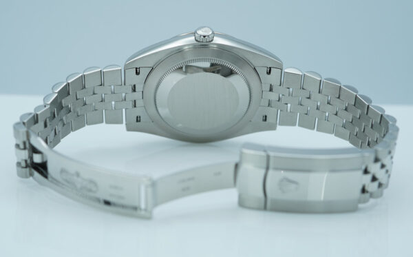 Rolex 126334 DATEJUST 41 FLUTED BEZEL BLUE STICK DIAL JUBILEE WARRANTY FULL SET - Image 8