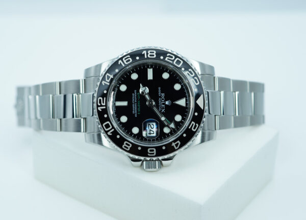 Rolex 116710LN GMT MASTER 2 STEEL BLACK CERAMIC BEZEL RSC SERVICED FULL SET - Image 9