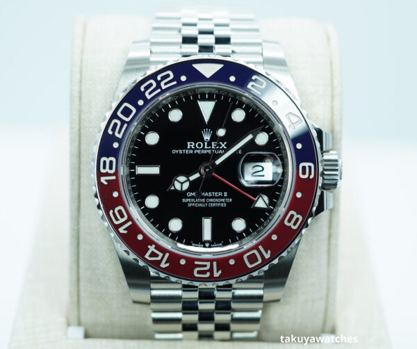 Rolex 126710BLRO PEPSI GMT MASTER II RED BLUE JUBILEE BAND 2024 FULL SET