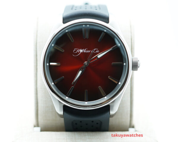 H. Moser & Cie PIONEER CENTRE SECONDS MAD RED DIAL 2023 BOXES PAPERS