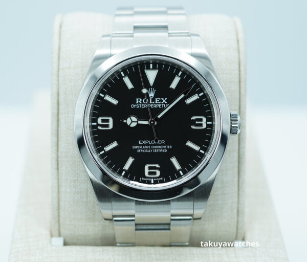 Rolex 214270 EXPLORER FULL LUME DIAL 39MM 2020 WARRANTY COMPLETE SET