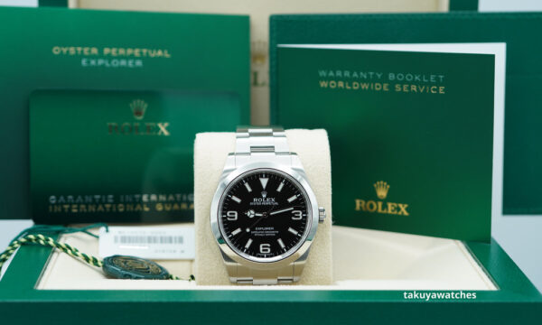 Rolex 214270 EXPLORER FULL LUME DIAL 39MM 2020 WARRANTY COMPLETE SET - Image 2