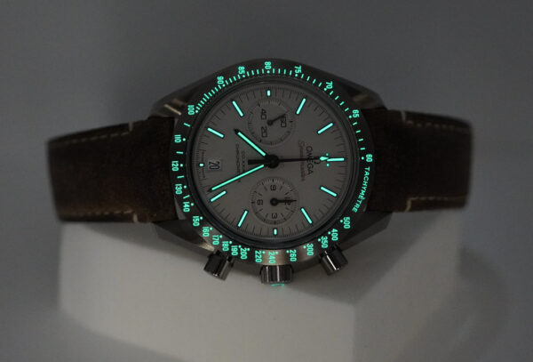 Omega SPEEDMASTER GREY SIDE OF THE MOON DEPLOYANT CLASP EXTRA STRAP COMPLETE SET - Image 11