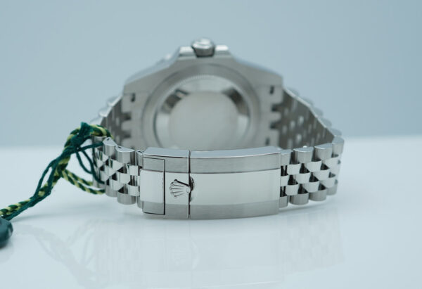BRAND NEW Rolex 126710GRNR GMT MASTER II BLACK GREY BEZEL JUBILEE BAND 2024 FULL SET - Image 6
