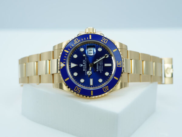 Rolex 126618LB SUBMARINER 41 YELLOW GOLD BLUE DIAL 2024 WARRANTY FULL SET - Image 10