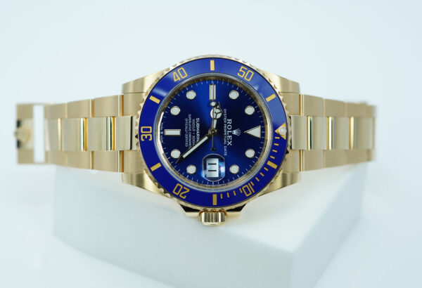 Rolex 126618LB SUBMARINER 41 YELLOW GOLD BLUE DIAL 2024 WARRANTY FULL SET - Image 9