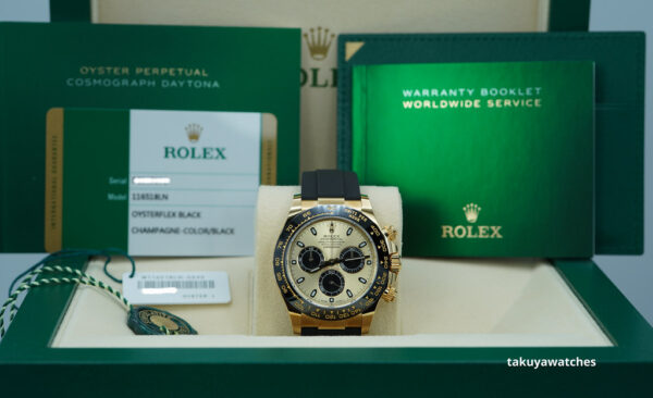 Rolex 116518LN DAYTONA YML PIKACHU 18K YELLOW GOLD OYSTERFLEX COMPLETE SET - Image 2