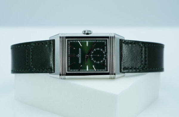 Jaeger-LeCoultre REVERSO TRIBUTE MONOFACE SMALL SECONDS GREEN DIAL FULL SET - Image 10