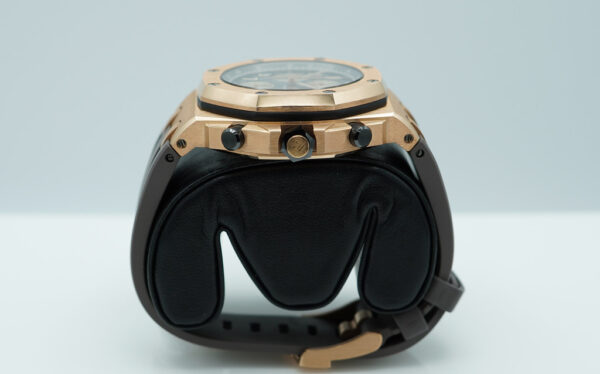 Audemars PIGUET ROYAL OAK OFFSHORE 18K ROSE GOLD RHODIUM DIAL 26470OR FULL SET - Image 3