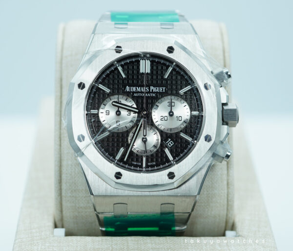 Audemars PIGUET ROYAL OAK CHRONOGRAPH 26331ST BLACK DIAL WARRANTY FULL SET