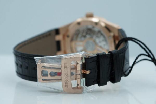 BRAND NEW Audemars PIGUET ROYAL OAK 15510OR 18K ROSE GOLD BLACK DIAL 2024 FULL SET - Image 7