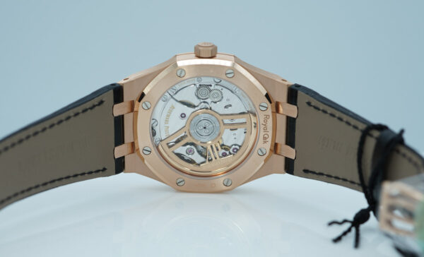 BRAND NEW Audemars PIGUET ROYAL OAK 15510OR 18K ROSE GOLD BLACK DIAL 2024 FULL SET - Image 8