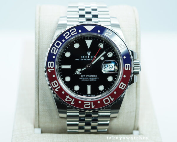 Rolex 126710BLRO PEPSI GMT MASTER II RED BLUE JUBILEE BAND 2021 COMPLETE SET