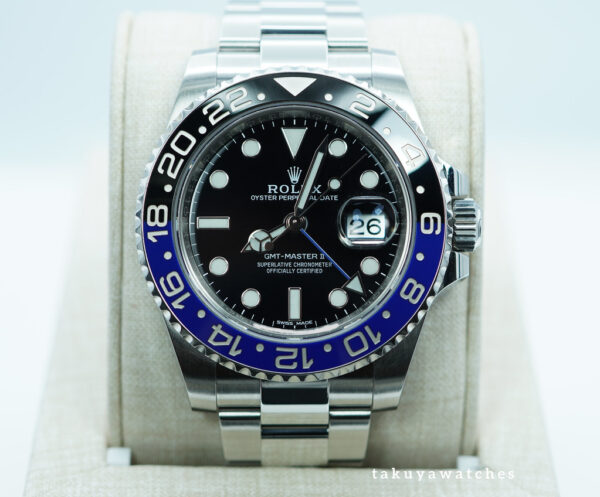 Rolex 116710BLNR GMT MASTER 2 BLACK BLUE CERAMIC BEZEL BATMAN 2016 FULL SET