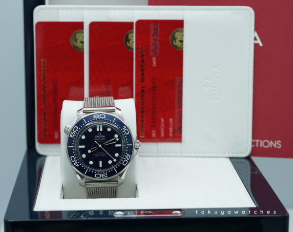 OMEGA SEAMASTER DIVER 300M 007 JAMES BOND 60th ANNIVERSARY 2023 FULL SET - Image 2