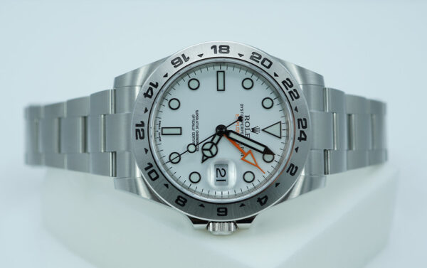 Rolex 216570 EXPLORER 2 WHITE POLAR DIAL 42MM 2020 WARRANTY COMPLETE SET - Image 9