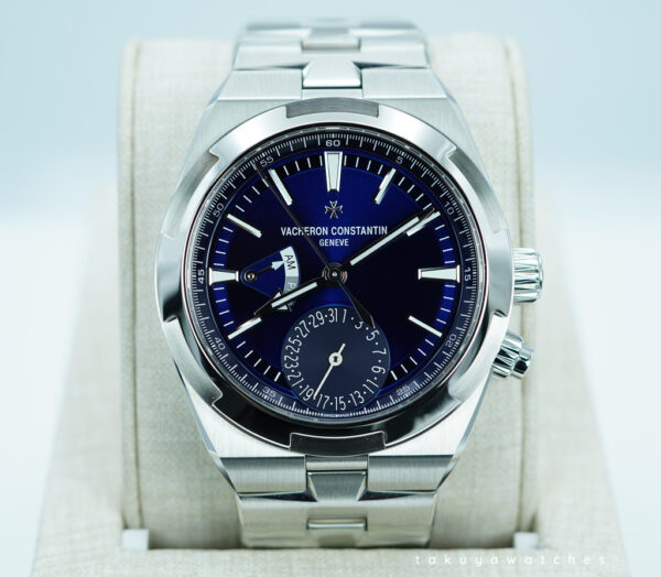 Vacheron CONSTANTIN OVERSEAS DUAL TIME 7900V BLUE DIAL 2021 WARRANTY FULL SET