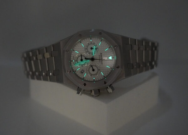 Audemars PIGUET ROYAL OAK CHRONOGRAPH 26300ST WHITE DIAL 39MM 2011 BOXES PAPERS - Image 11