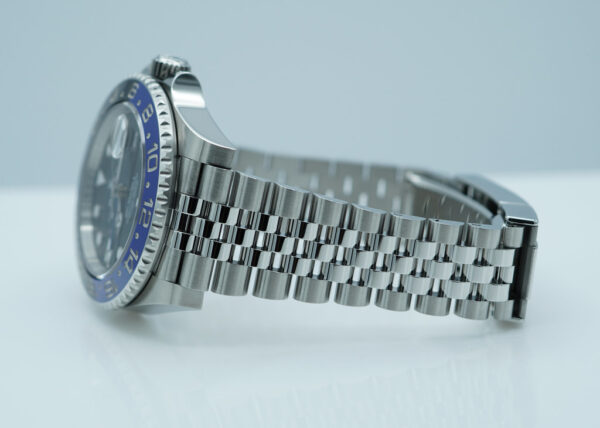 Rolex 126710BLNR GMT MASTER 2 BLACK BLUE BEZEL JUBILEE 2023 WARRANTY FULL SET - Image 5