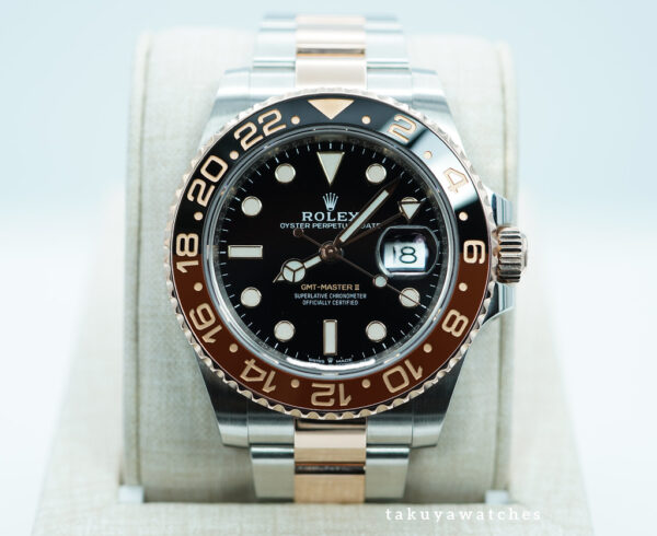 Rolex 126711CHNR GMT MASTER 2 ROSE GOLD STEEL ROOTBEER 2019 FULL SET