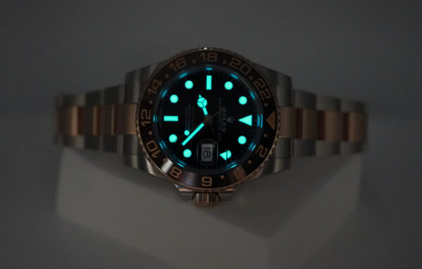 Rolex 126711CHNR GMT MASTER 2 ROSE GOLD STEEL ROOTBEER 2019 FULL SET - Image 11