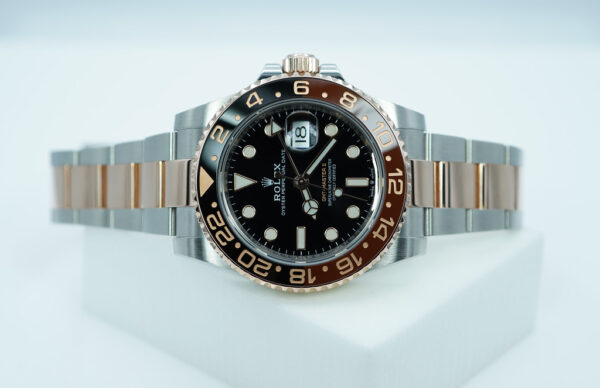Rolex 126711CHNR GMT MASTER 2 ROSE GOLD STEEL ROOTBEER 2019 FULL SET - Image 10