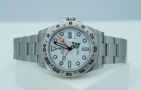 Rolex 226570 EXPLORER 2 POLAR WHITE DIAL NEW MODEL 2021 WARRANTY FULL SET - Image 10