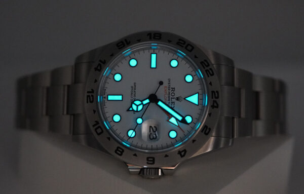 Rolex 226570 EXPLORER 2 POLAR WHITE DIAL NEW MODEL 2021 WARRANTY FULL SET - Image 11
