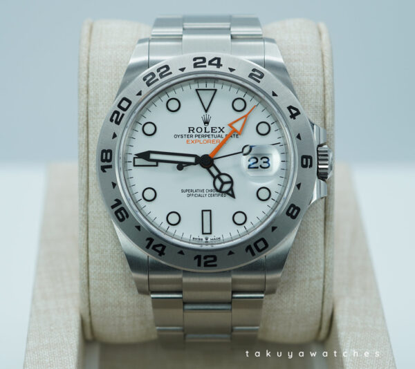 Rolex 226570 EXPLORER 2 POLAR WHITE DIAL NEW MODEL 2021 WARRANTY FULL SET