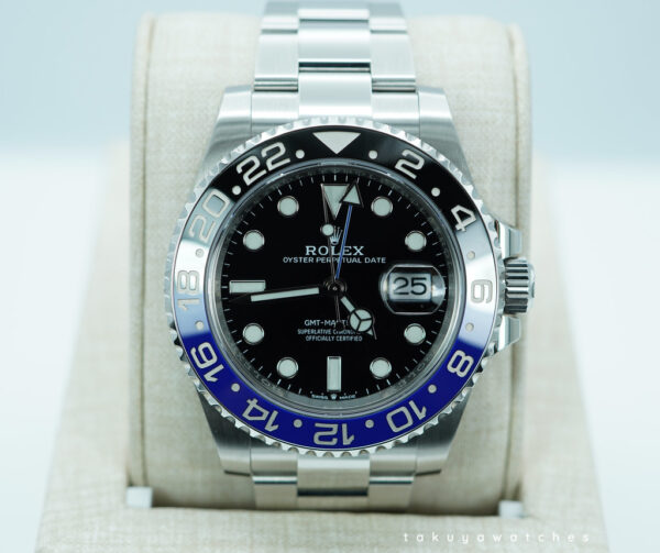 Rolex 126710BLNR GMT MASTER 2 BATMAN BLACK BLUE BEZEL 2021 WARRANTY FULL SET