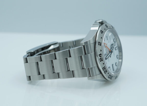 Rolex 226570 EXPLORER 2 POLAR WHITE DIAL NEW MODEL 2021 WARRANTY FULL SET - Image 6