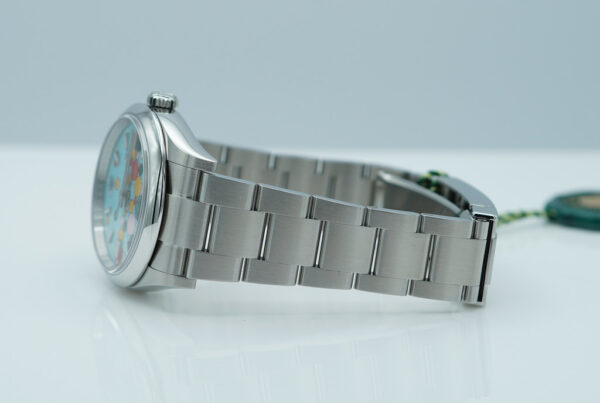 BRAND NEW Rolex 126000 OYSTER PERPETUAL 36 TURQUOISE CELEBRATION DIAL 2024 FULL SET - Image 5
